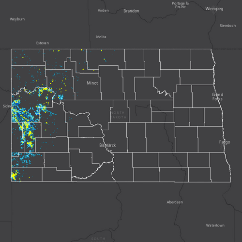 North Dakota Public Lands Threat Map thumbnail
